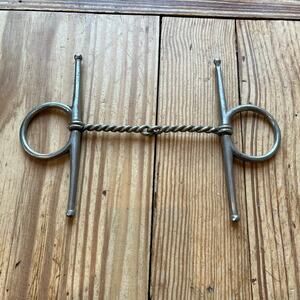 Twisted Wire Corkscrew Full Cheek Horse Pony Bit 5”